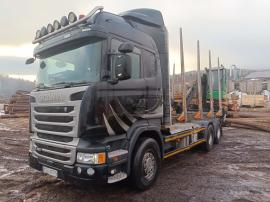 Pojazd leśny Scania R450 |  Technika transportowa i manipulacyjna | Maszyny do obróbki drewna | Tartak Drewbud